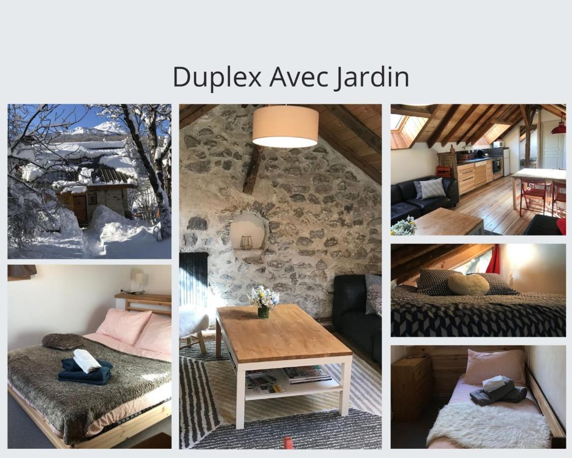 Appartement Duplex Avec Jardin Attenant Briançon Exterior foto